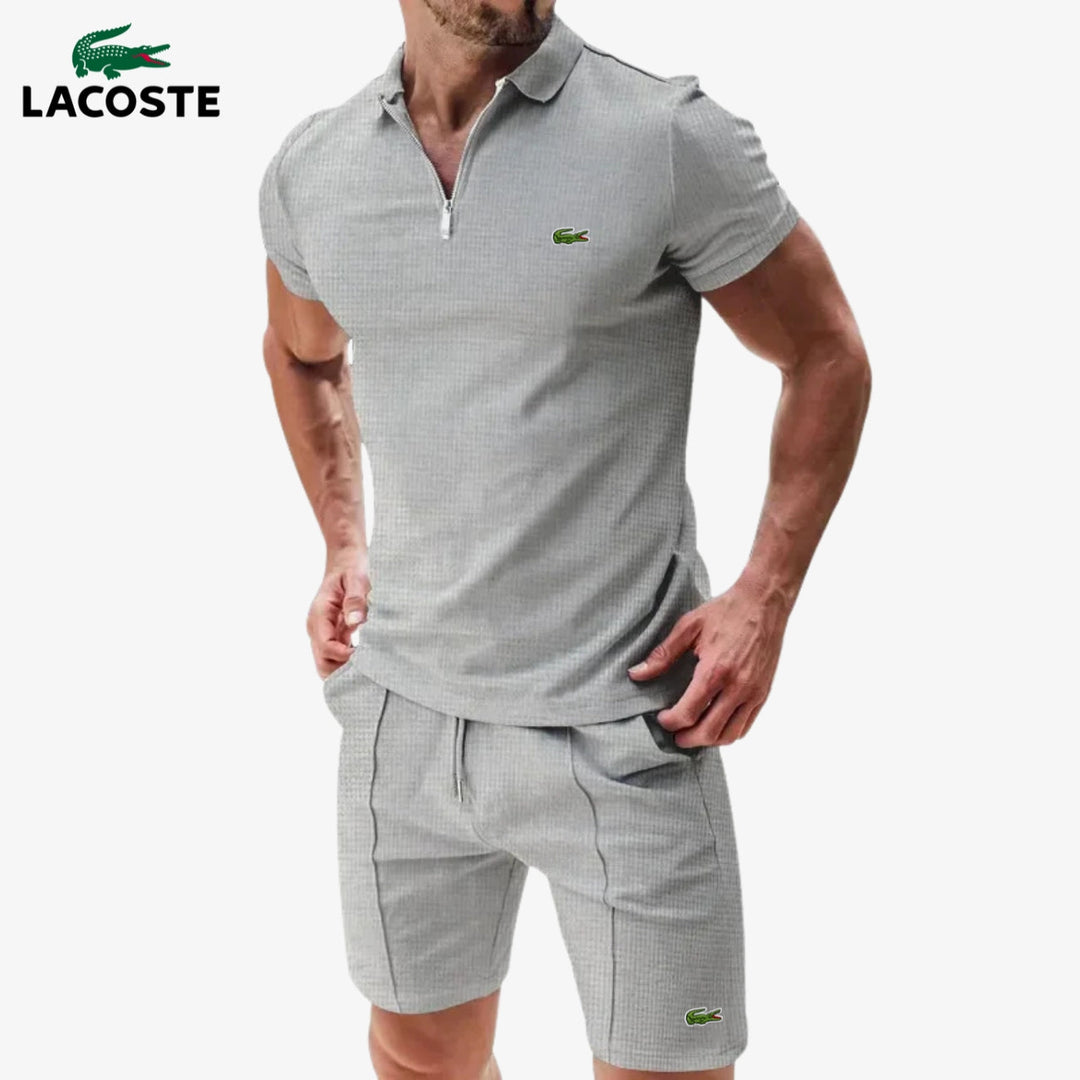 Lасоѕtе® Reißverschluss-Polo & Shorts Set 2025 – Lagerverkauf