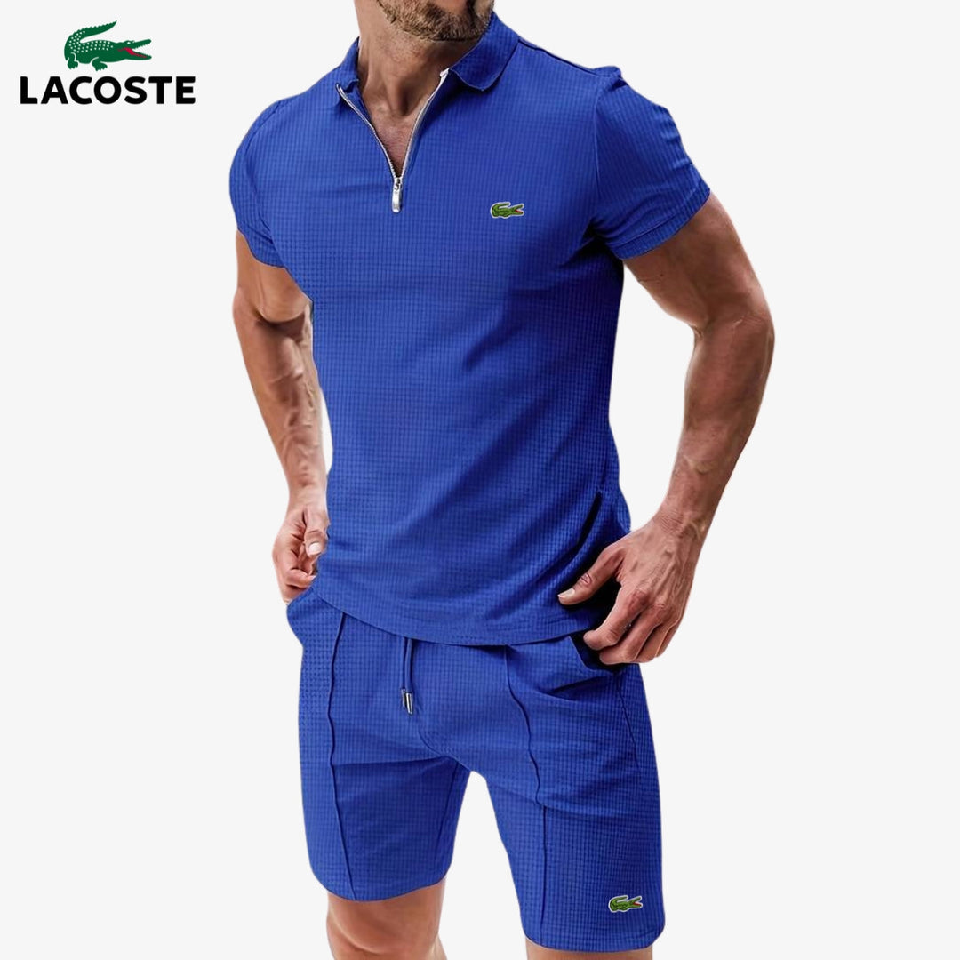 Lасоѕtе® Reißverschluss-Polo & Shorts Set 2025 – Lagerverkauf