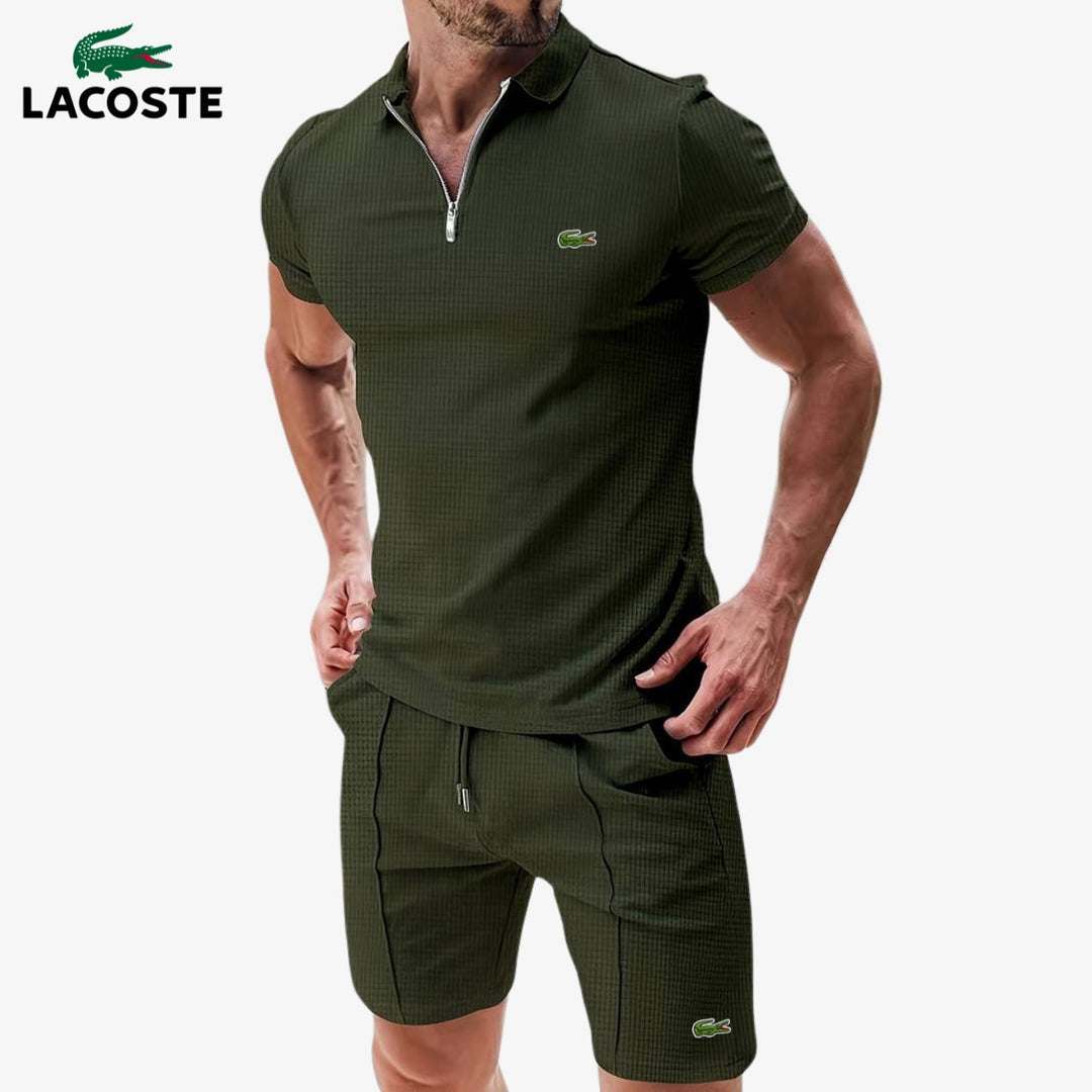 Lасоѕtе® Reißverschluss-Polo & Shorts Set 2025 – Lagerverkauf