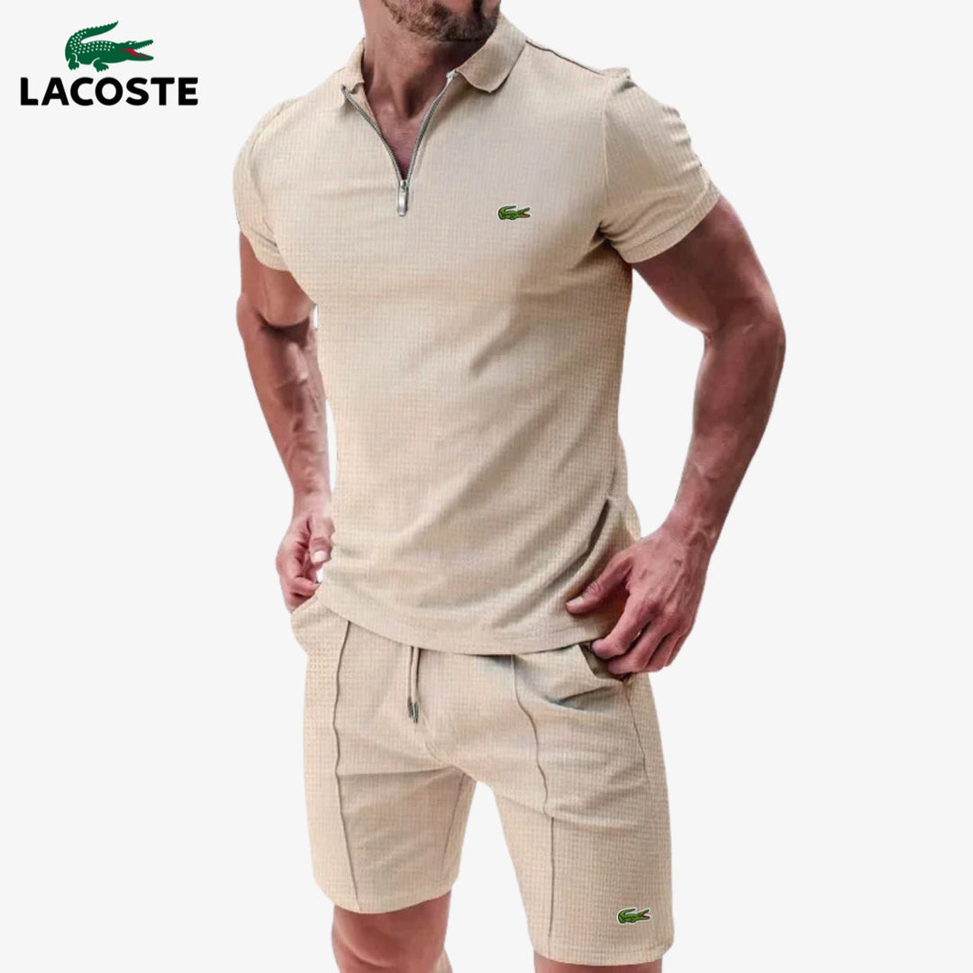 Lасоѕtе® Reißverschluss-Polo & Shorts Set 2025 – Lagerverkauf