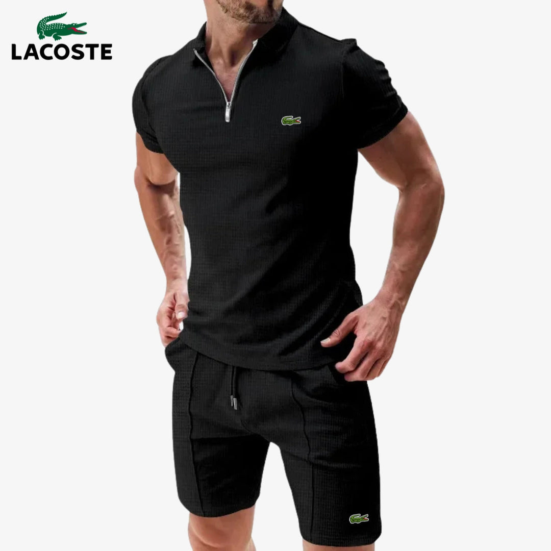 Lасоѕtе® Reißverschluss-Polo & Shorts Set 2025 – Lagerverkauf