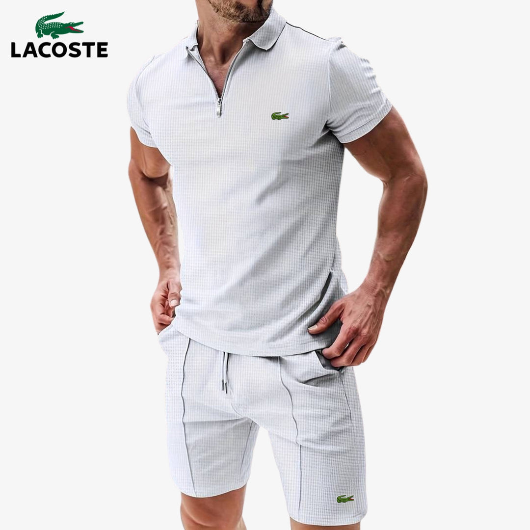 Lасоѕtе® Reißverschluss-Polo & Shorts Set 2025 – Lagerverkauf