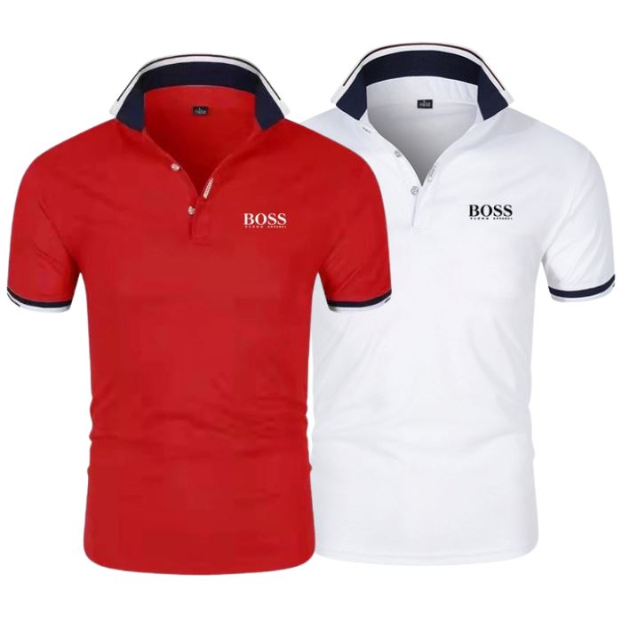 [BUY 1 GET 2] 2-Pack Essential Boss Polo Shirts