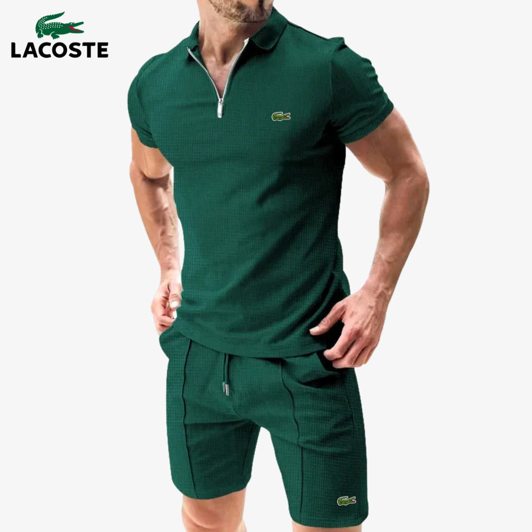 Lасоѕtе® Reißverschluss-Polo & Shorts Set 2025 – Lagerverkauf