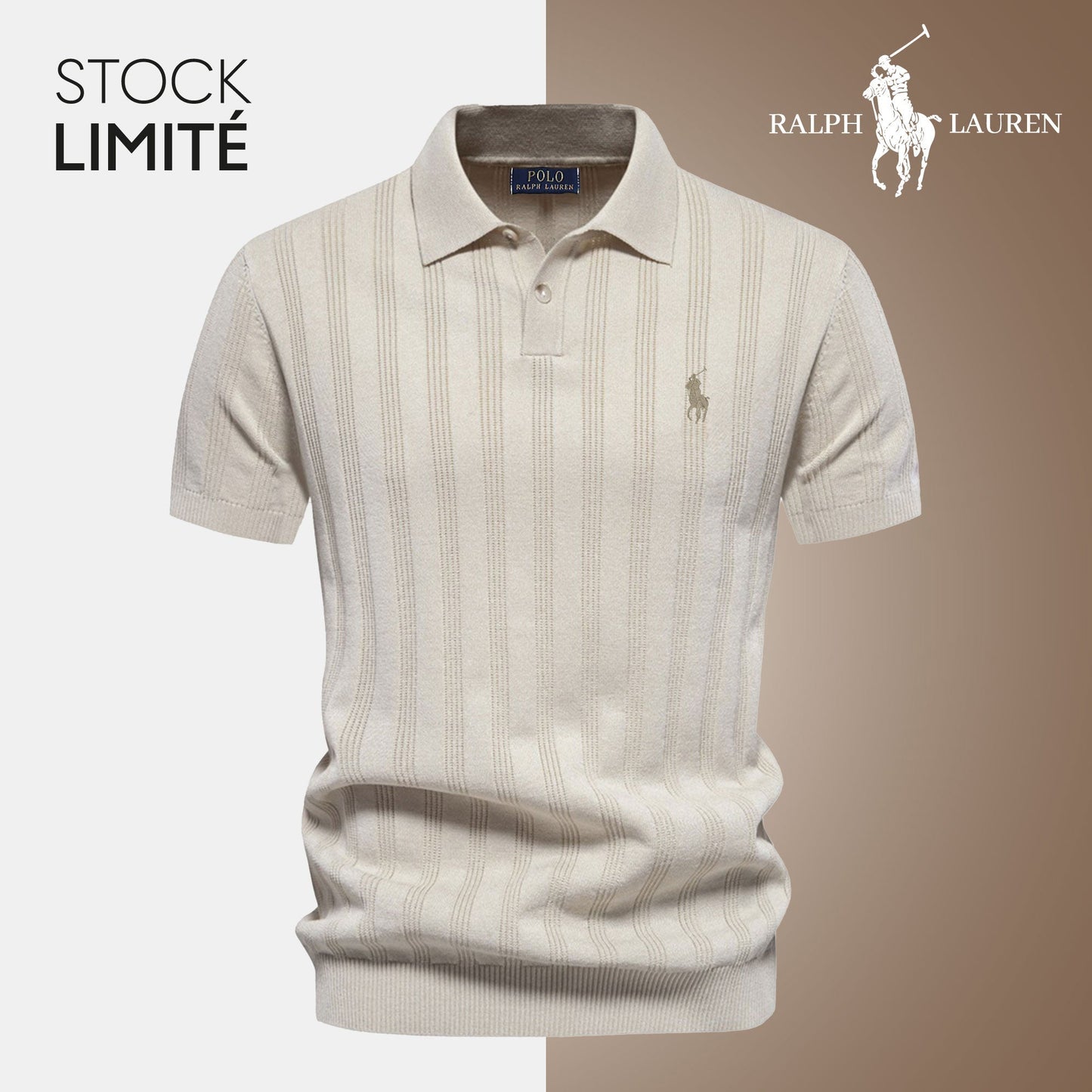 Herren Polo-Shirt mit strukturierter Masche - Rаlрh Lаurеn