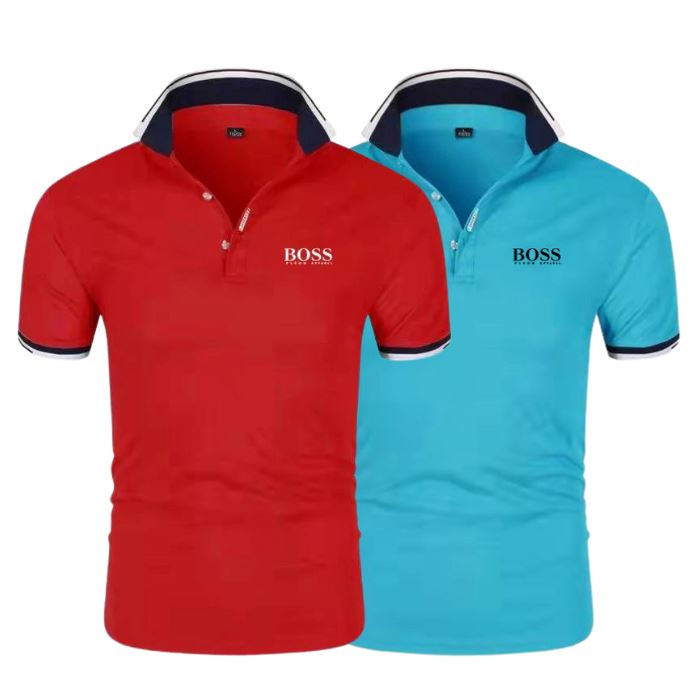 [BUY 1 GET 2] 2-Pack Essential Boss Polo Shirts